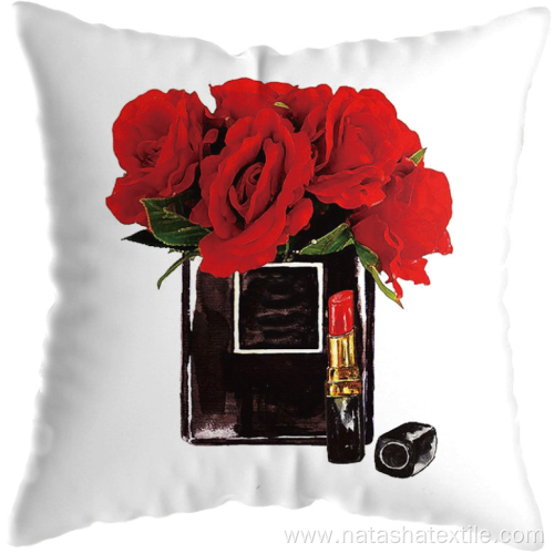 Perfume bottle series Valentine's Day cushion cover